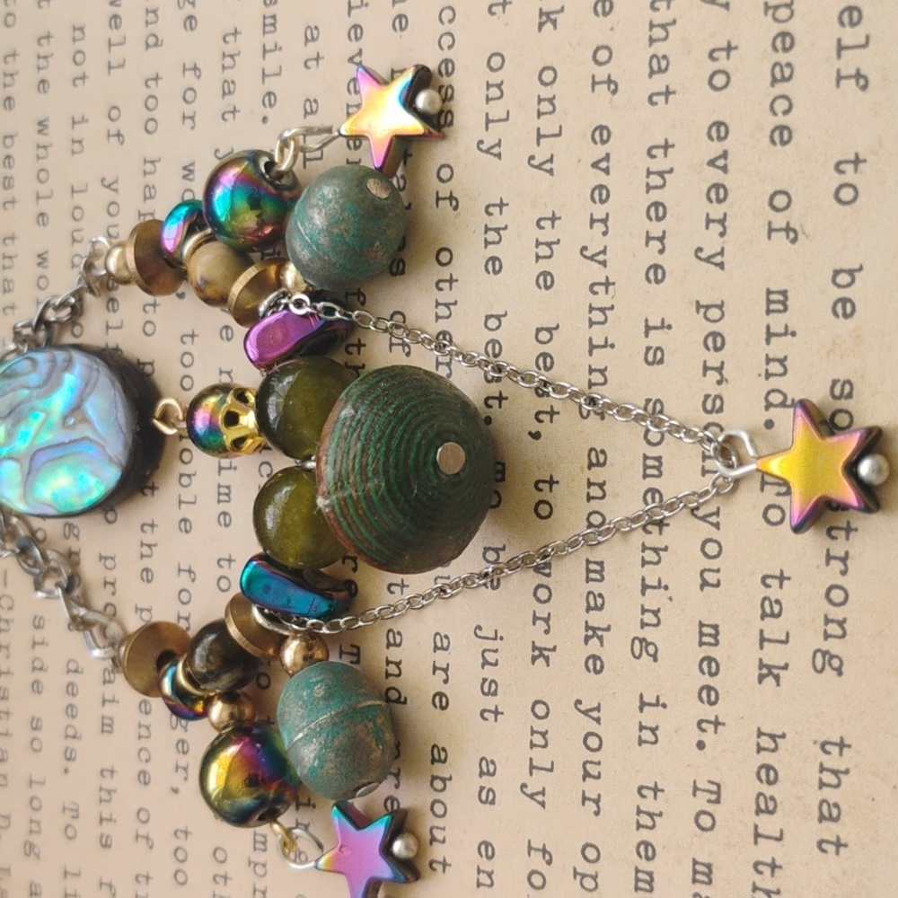 Boho Cosmic Style Stellar Statement Earrings With… - image 8